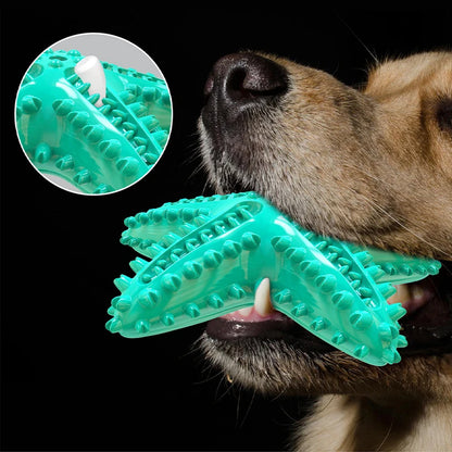 New Style Pet Dog Toothbrush Chew Toy Doggy Brush Stick Cleaning Dot Massage Toothpaste for Small Dogs Pets Toothbrushes