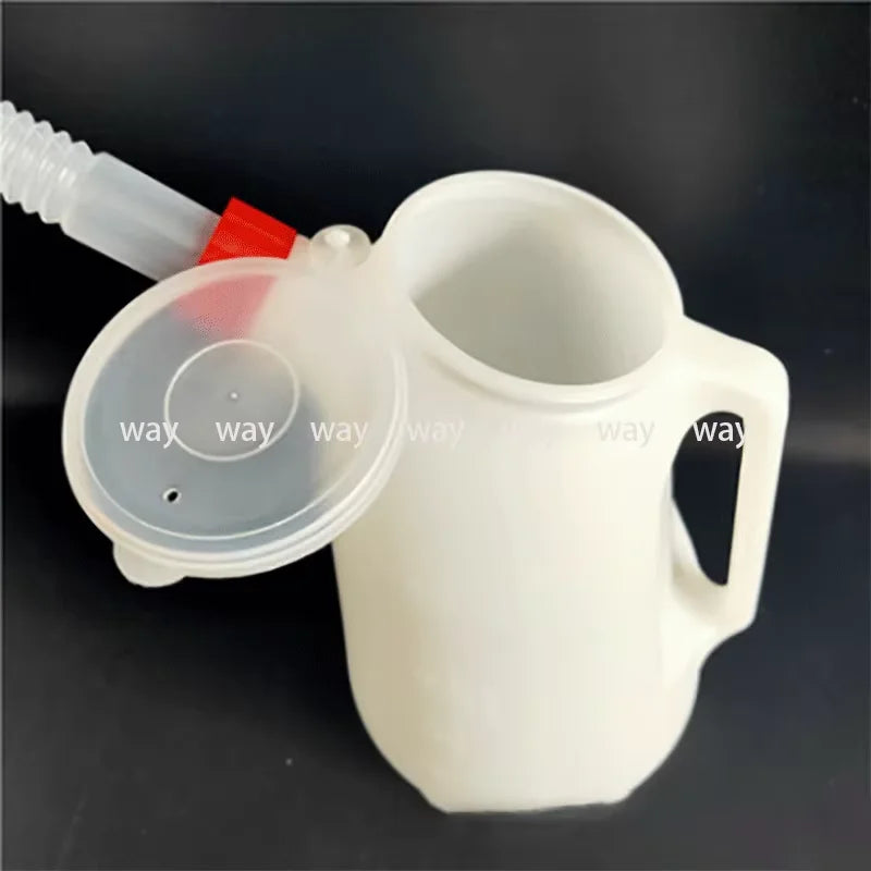 Universal 3L Flexible Spout Plastic Oiler Pot 1pc Garage Oil Fuel Measuring Jug for Car & Motorcycle Vehicle Tools Application