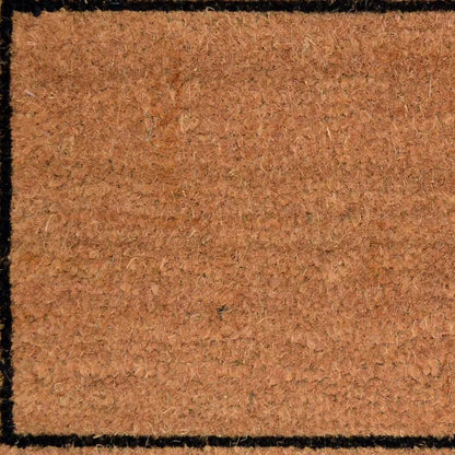 HMS 18\" X 30\" Brown and Black Coir Scrollwork Outdoor Door Mat Interior Accessories