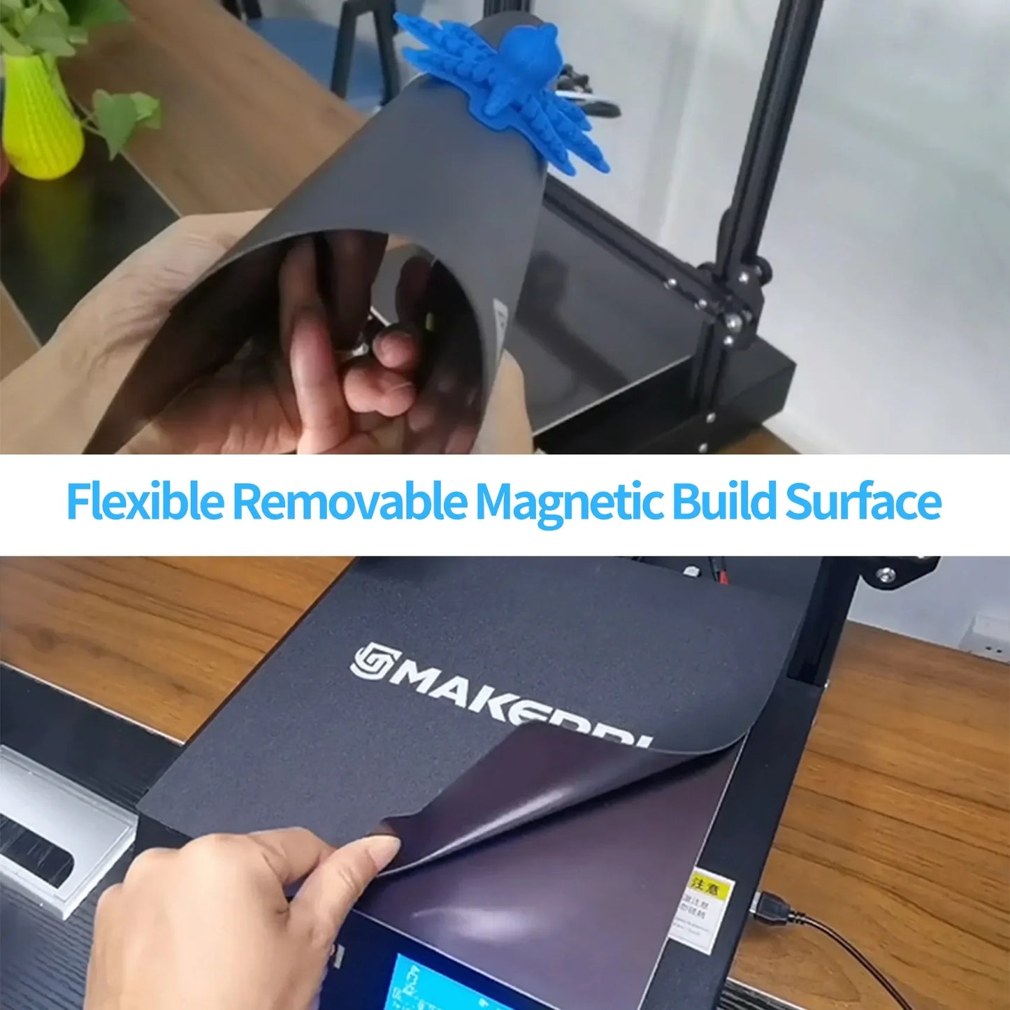 Professional MakerPi P2 FDM 3D Printer Big Size for Kids for Beginner 3D Printing Machine PLA Print