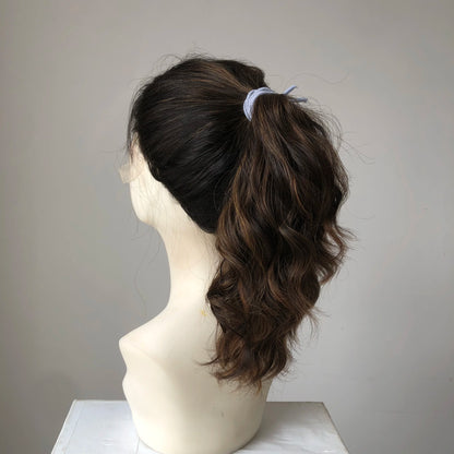 Virgin Human Hair Wig Straight Style Lace Base Fashionable Lace Top Wunder Wigs for Women China Supplier