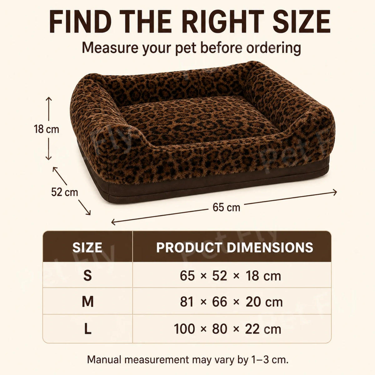 Luxury Leopard Faux Fur Pet Sofa Bed  Removable Washable Cover High Resilience Orthopedic Dog Bed Support Custom Dropshipping
