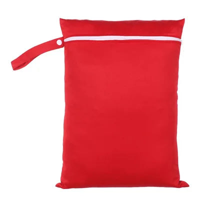 30*40Cm Swim Bags Cloth Reusable Washable Diaper Wet Bag With Single Pockets Dry and Wet Zippers Waterproof Bag for Travel