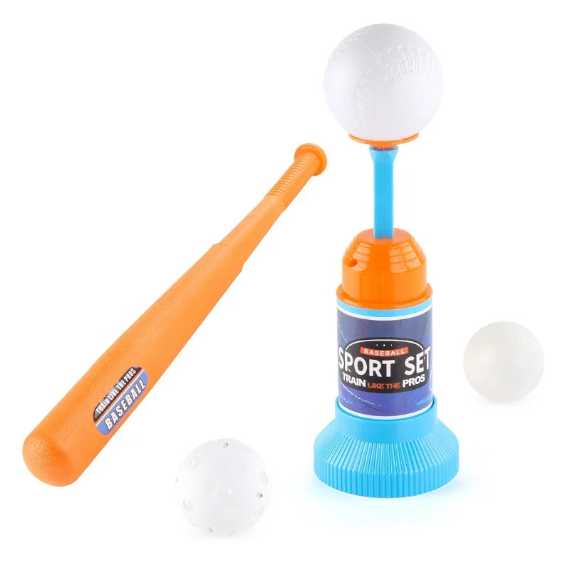 Outdoor Sports Toy Set for Kids POP-up Plastic Ball Baseball Structure for Garden Play