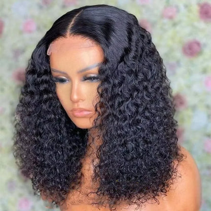 4x4 5x5 HD Lace Front Brazilian Hair Wig Glueless Bone Straight Short Bob Raw Brazilian Cuticle Alignment Double Drawn Hair