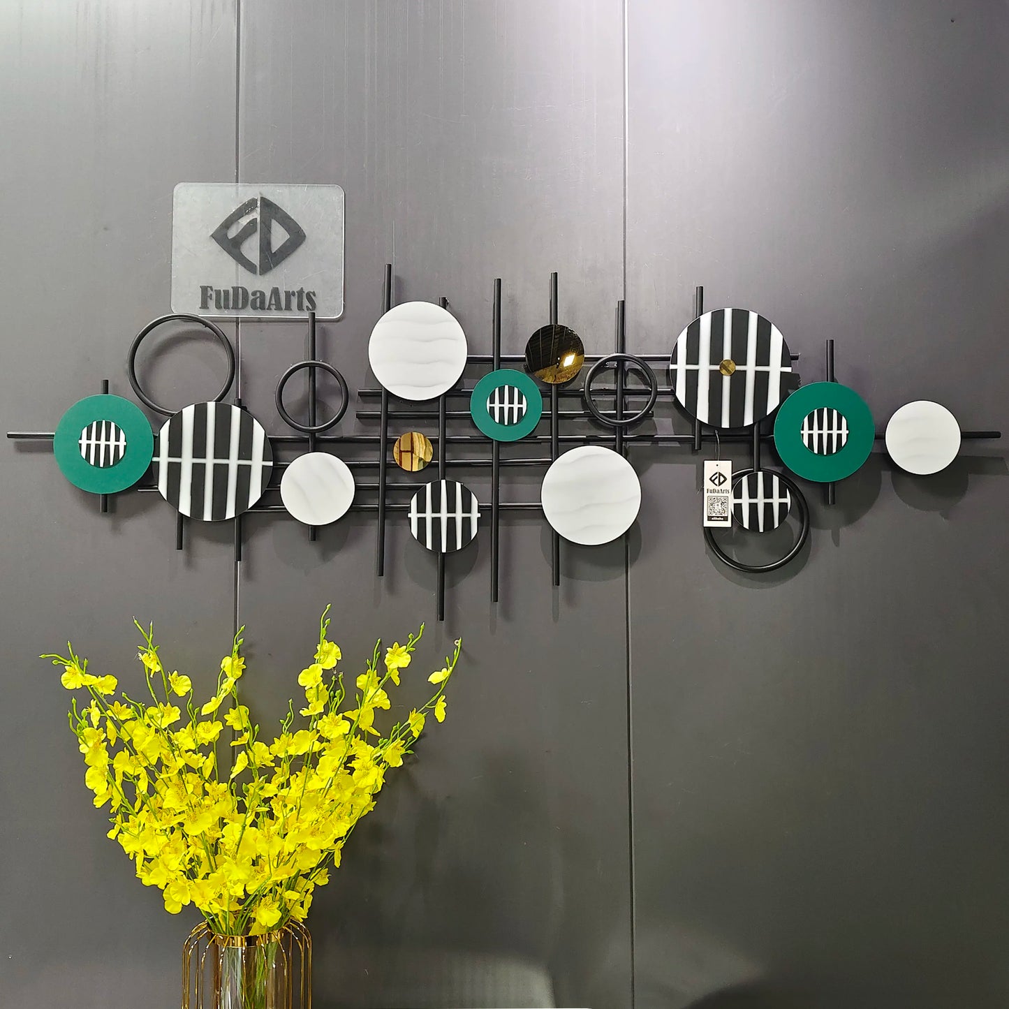 150X56CM Luxury Modern Metal Handicraft Art Decorations Living LIVE ROOM Wall Decor Hanging Home Hotel Wholesale Dropshipping