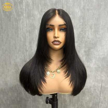 250% High Density 5X5 HD Lace Wig Frontal 16-20 Inch Virgin Human Hair Short Bob Wig Straight and Deep Wave Styles