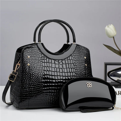 Bags Women Handbags Ladies Trendy Products Pu Leather Handbag Set for Lady Tote Bag