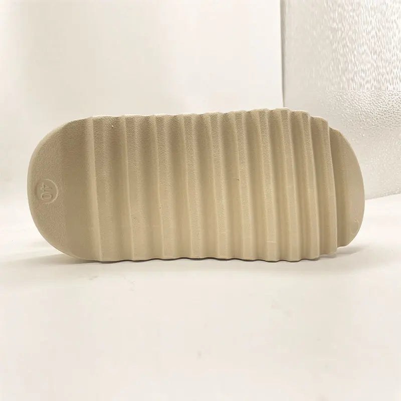 Custom Logo Soft EVA Foam Thick Sole Lightweight Anti-Slip Breathable Open-Toe Arch Support Waterproof Slippers Slides for Men