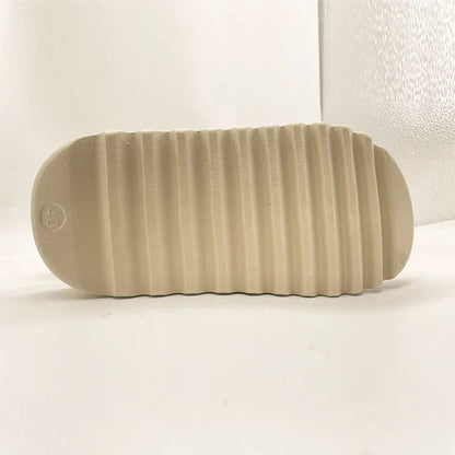 Custom Logo Soft EVA Foam Thick Sole Lightweight Anti-Slip Breathable Open-Toe Arch Support Waterproof Slippers Slides for Men