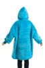 China Factory Oversized Winter Kids Wearable Hoodie Blanket Winter Custom Sherpa Hooded Blanket Kids Wearable Christmas Blanket