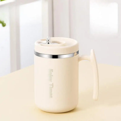 Stainless Steel Double-Layer Tea Cup with Lid and Tea Infuser Random Gift