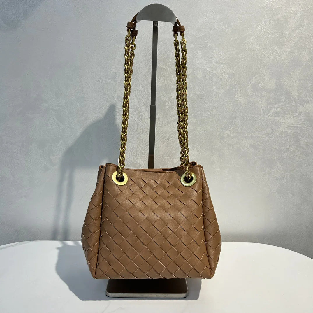 Women Bucket Hobo Bags Lady Underarm Shoulder Bag Crossbody Purse Genuine Leather Top-Handle Tote Handbag