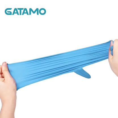 SN047  4mil 6mil Exam Nitrile Gloves Box Examination Food Guantes De Nitrilo Pure Blue Disposable Powder Free Nitrile Gloves