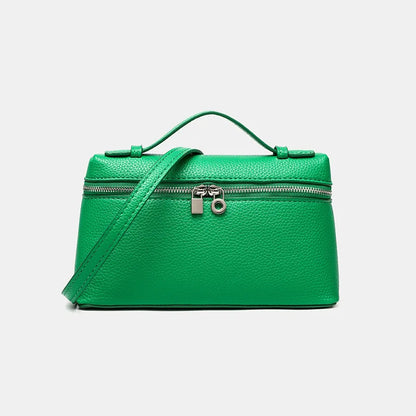 Factory Outlet 2025 New LP Bag L19 Lunch Box Single Zipper PU Small Shoulder Crossbody Portable Simple Fashion Gigi Same Style