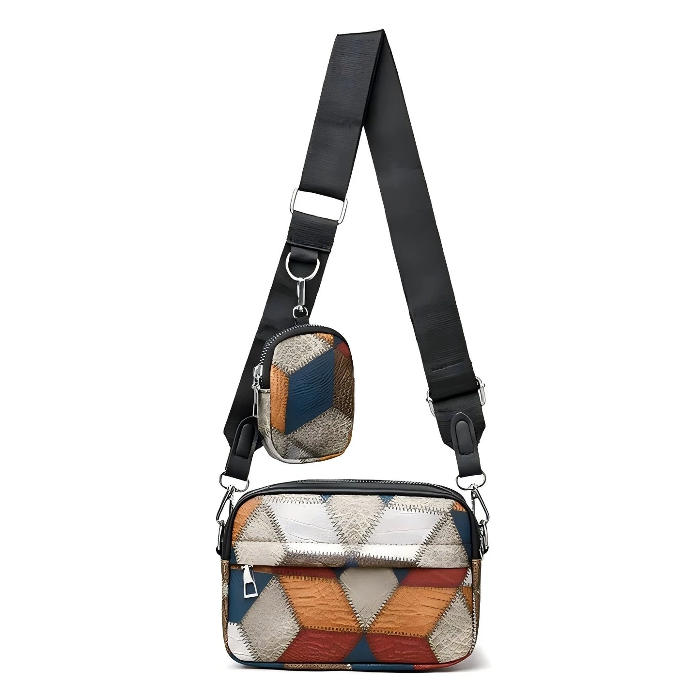 Factory Wholesale Ladies Geometric Patterns Fashionable Girls Bags Single-shoulder Bags for Women