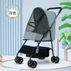 Custom Pet Carrier Travel with Wheels Removable Rolling 4 Wheels with Telescopic Walking Handle Dog Stroller Cat Trolley Bag
