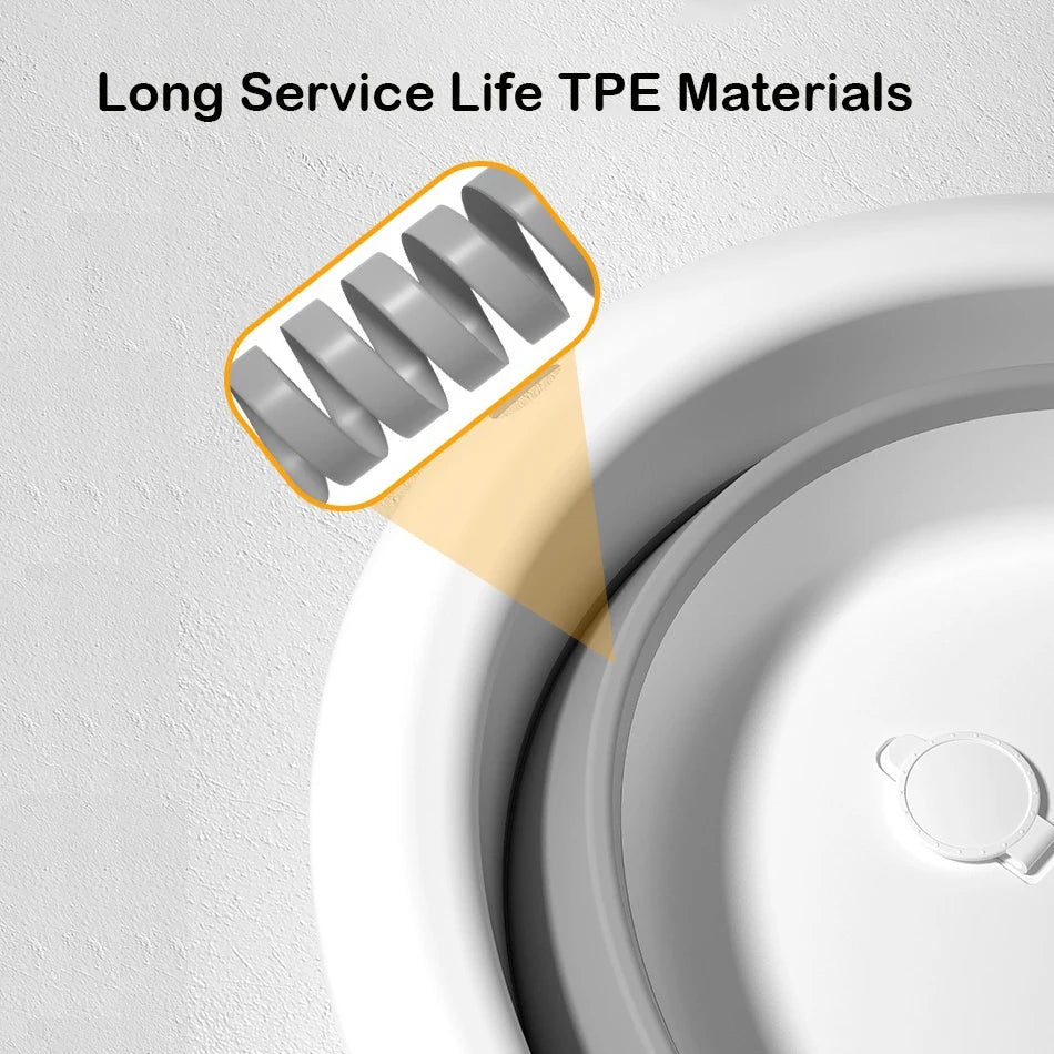 Multifunctional Digital Display Temperature Sensing Foldable Large Baby Bathtub for Newborn Toddler & Infant Home Supplies