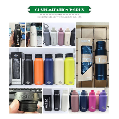 Magsafe Gym Bottle 750ml Sport Drink Bottle 24oz Double Wall Tumbler Stainless Steel Thermos Water Bottle with Magnetic Lid