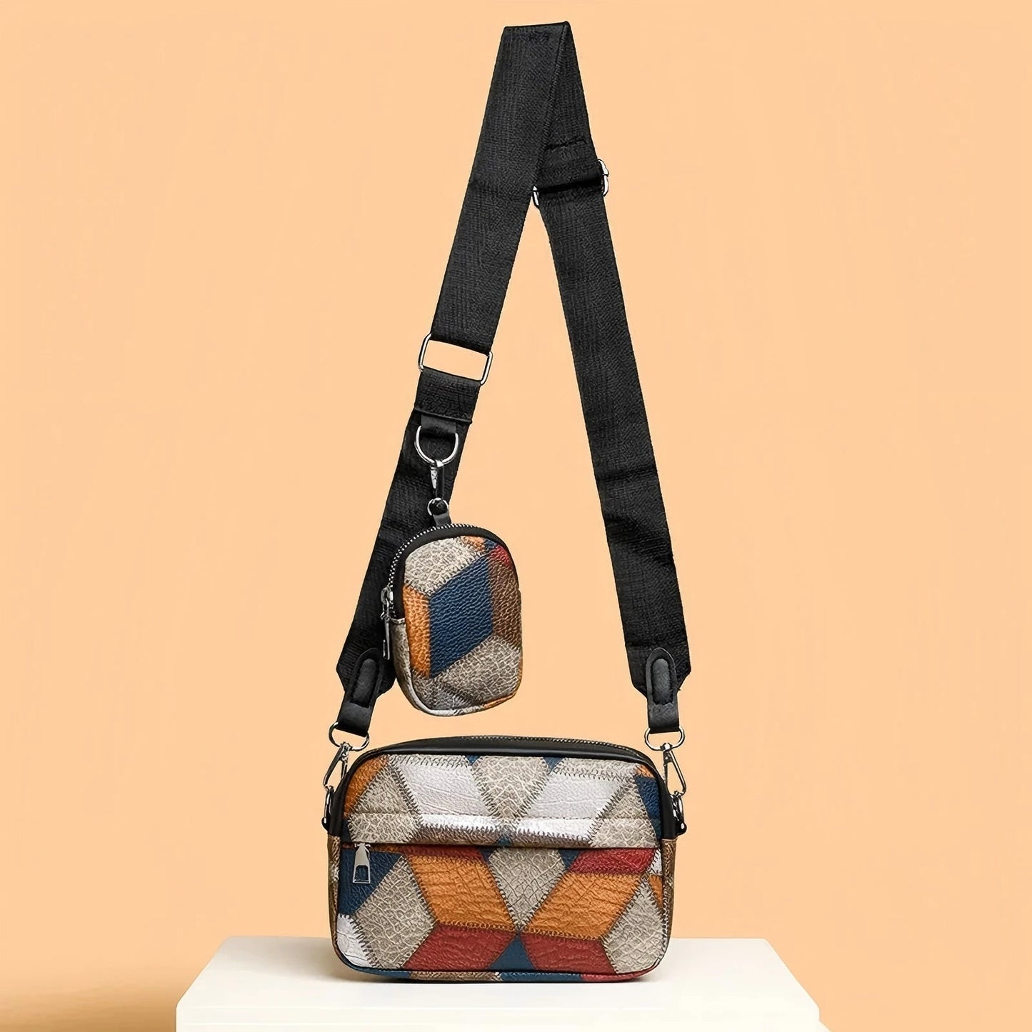 Factory Wholesale Ladies Geometric Patterns Fashionable Girls Bags Single-shoulder Bags for Women