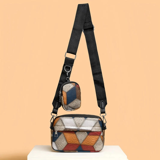 Factory Wholesale Ladies Geometric Patterns Fashionable Girls Bags Single-shoulder Bags for Women
