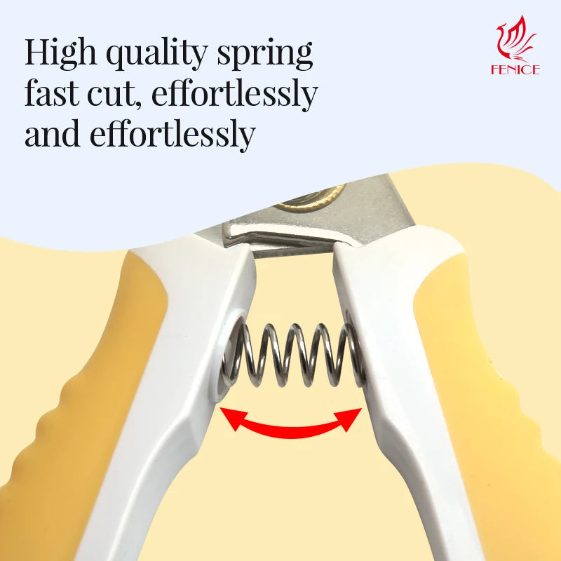 Fenice Pet Nail Clipper Scissors Dog Cat Toe Claw Nail Clipper Grooming Scissors Trimmer Grooming Tools for Animals Pet Supplies