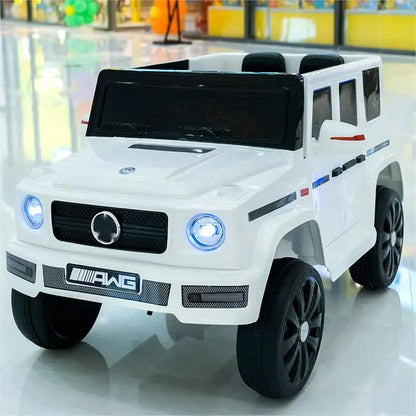 12V 10A Four Drive Electric Car Toy for Kids Remote Control Off-Road Baby Ride Plastic Vehicle for Outdoor Usage EVA Wheels New