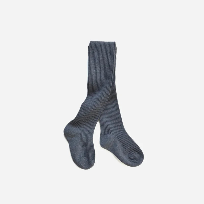 Children Tights For Girls Cotton Knitted Kid's Girls Pantyhose Solid Soft Baby Leggings White Black Tight Spring Autumn 1-9Years