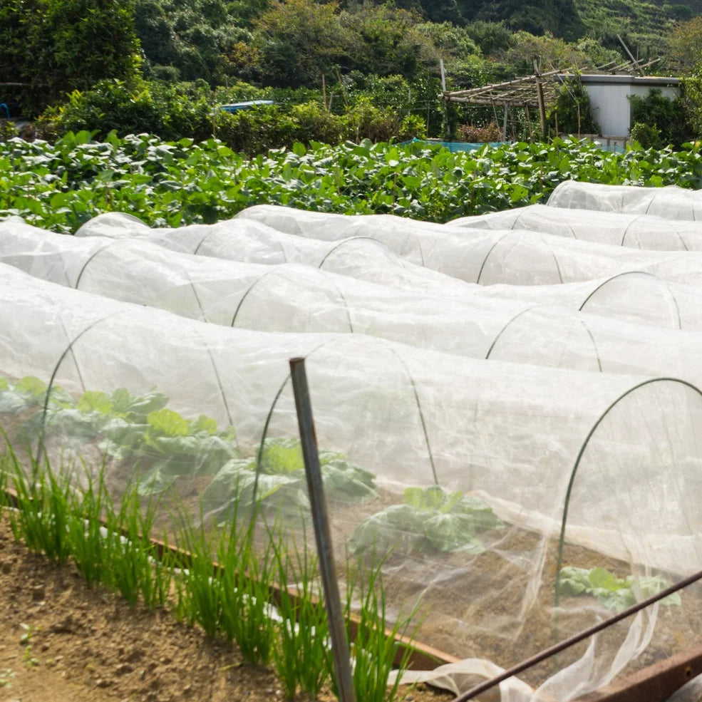 Garden Netting, Plant Covers Net Ultra Fine Mesh Protection Netting for Greenhouse Row Cover Raised Bed Barrier