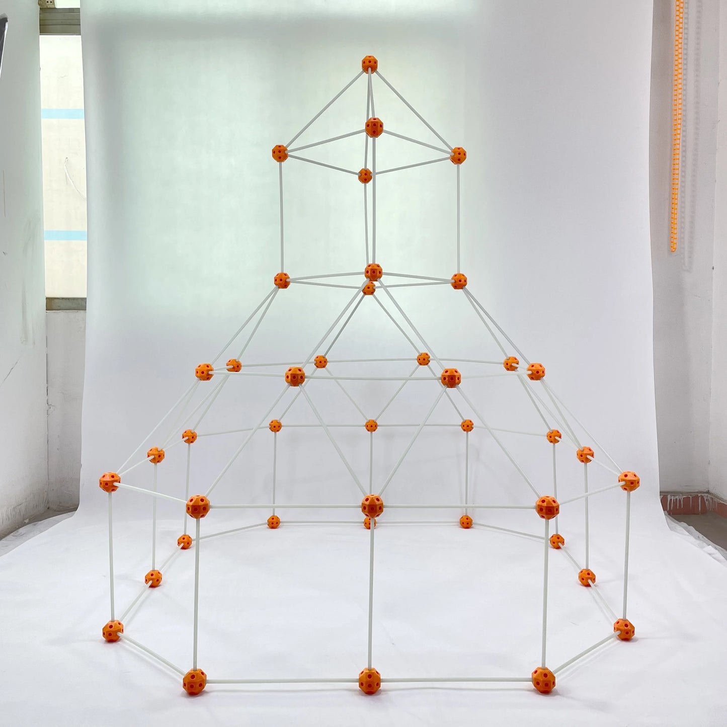 Children Build Fort DIY Construction Toys That Can Glow in the Dark by 100pcs  Fort Building Kit