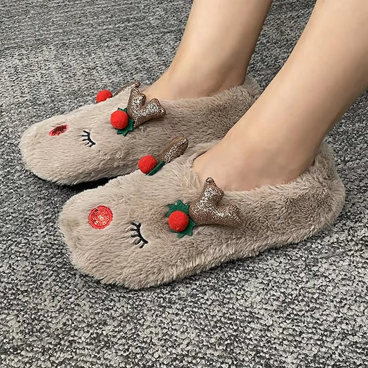 BespritGift High-end Christmas Holiday Slipper Novelty Gift Set Custom for Xmas Giveaway & Personal Home Use