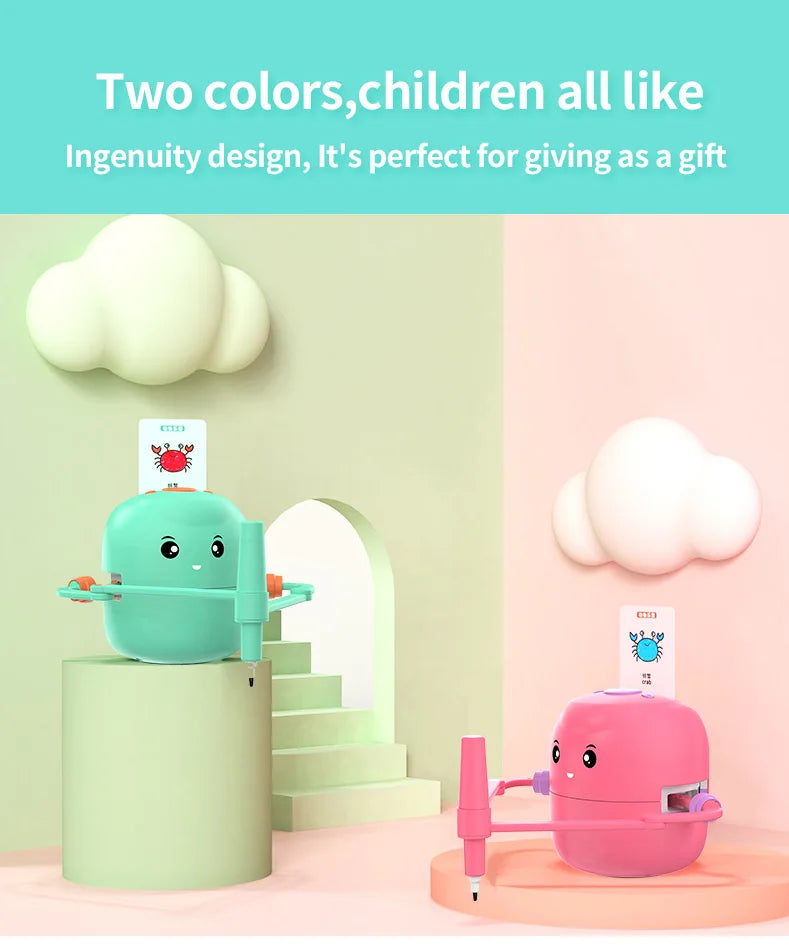 New Intelligent Children's Painting Robot Children Enlightening Growth Toys Puzzle Painting Children's Birthday Gift