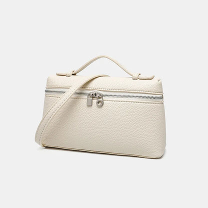 Factory Outlet 2025 New LP Bag L19 Lunch Box Single Zipper PU Small Shoulder Crossbody Portable Simple Fashion Gigi Same Style