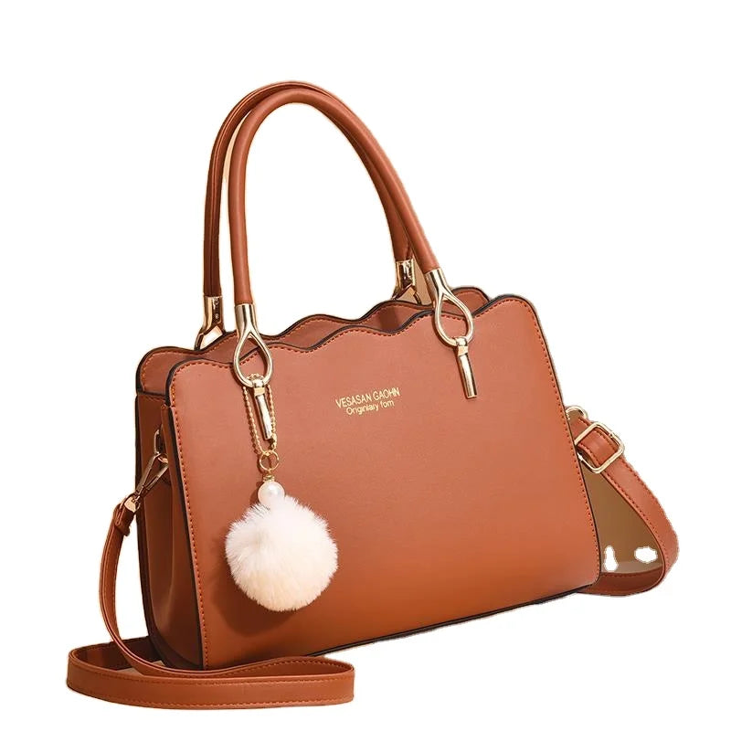 Female Bag 2022 New Fashion Handbag Contracted Joker Large Capacity Single Shoulder Cross-body Bag Temperament Lady Chain Bags