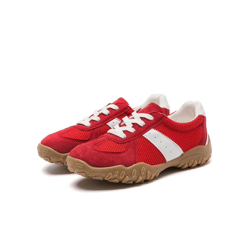 Thick-Soled German Training Women 2026 Autumn Versatile Sports Shoes Fashionable Soft-Soled Breathable Mesh Forrest Gump Shoes