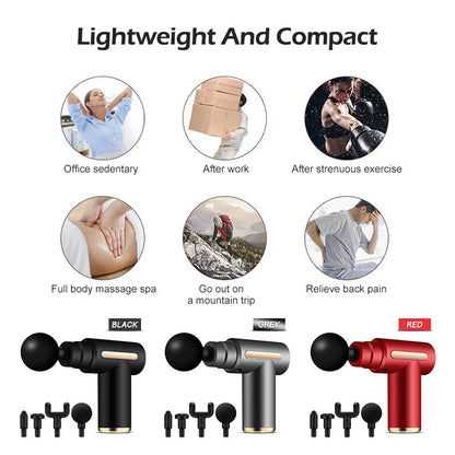 Factory Direct Hot Sale Professional-level Rechargeable Facial Massager Deep Tissue Body Relaxation Massage Gun