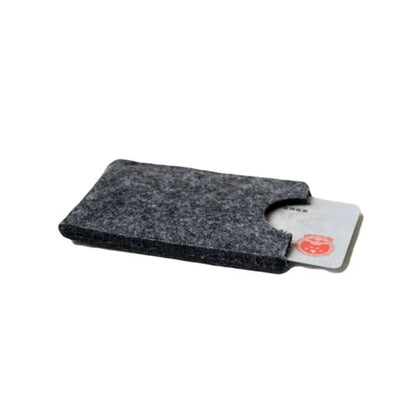 Women's Large Capacity Felt Card Holder Set Simple Fresh Style Storage Bags for Bedding and Card Storage for Living Room