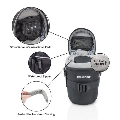 Factory Price Durable Camera Lens Bags Quality Guarantee Camera Lens Case Pouch Bag Small Lens Bag