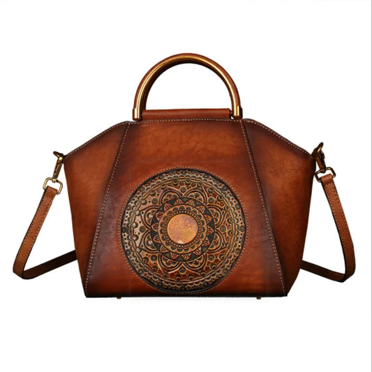 In Stock Ladies Large Capacity Bags Leather Handbags Waterproof Luxury Tote Bag Vintage Crossbody Bag