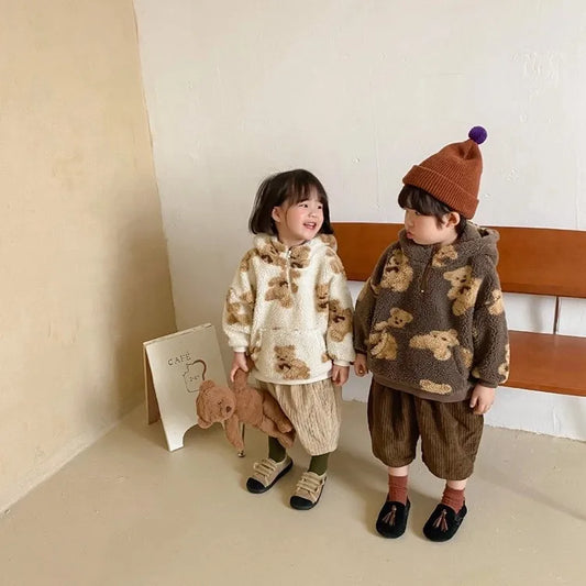 2021 Winter Children's Jacket Boy  Winter Kid's Clothing  Casual  Cashmere Coat Thickening Jackets Coat Kids Padded Jackets