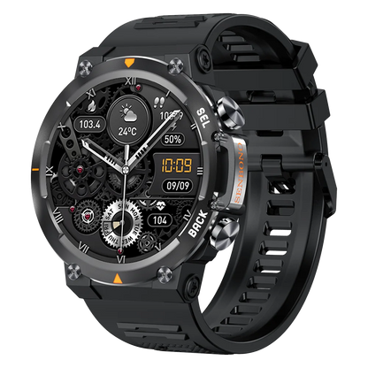 SENBONO MAX18 Outdoor Smartwatch 1.43-inch AMOLED Display Bluetooth Calling Fitness tracker Voice Assistant Men's Smartwatch