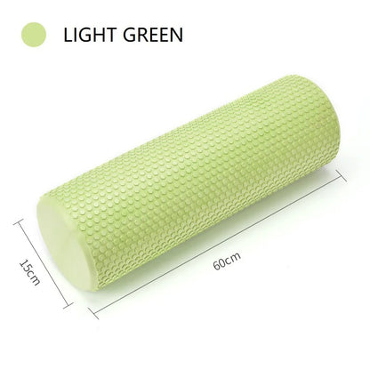 45/60CM Yoga Foam Roller High density EVA Muscle Leg Shoulder Roller Massage Tool Fitness Yoga column balance Stick Equipment