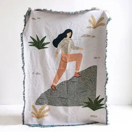 Home Textiles Dynamic Color Custom Blankets Tapestry with Wholesale Price