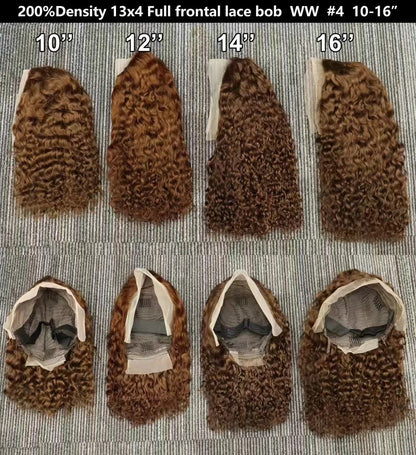 Short Bob Transparent Lace Human Hair Wig 8-16inch  Brazilian Human Hair  Wigs for Black Women