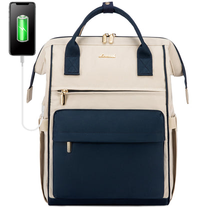 LOVEVOOK Hot Sell Bag 15.6 Inch Waterproof  Multifunction Nylon USB Charger Backpack Business Travel Laptop Backpack