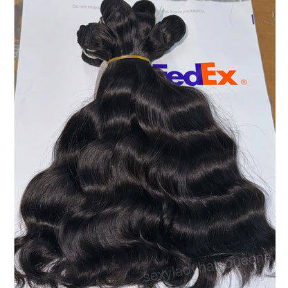 Wholesale Raw Brazilian Human Hair Raw Virgin Cuticle Aligned One Donor Hair Bundles Weave Indian Wavy Curly