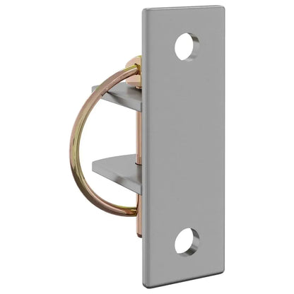 VidaXL W2B Bucket Hook Silver and Brown Galvanized Steel Small and Durable Product Category Hooks