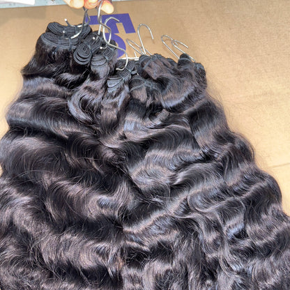 Wholesale Raw Human Hair Burmese Curly Natural Wavy Remy Hair Grade Virgin Cuticle Aligned Cambodian Straight Hair Extensions