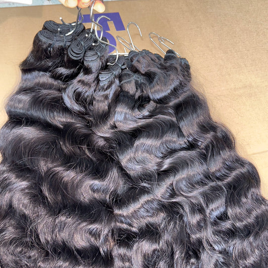 Wholesale Raw Human Hair Burmese Curly Natural Wavy Remy Hair Grade Virgin Cuticle Aligned Cambodian Straight Hair Extensions