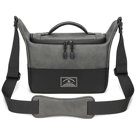 KOOGER Wholesale DSLR SLR Traveler Bag Lightweight PU Leather Camera Bags for Photographer